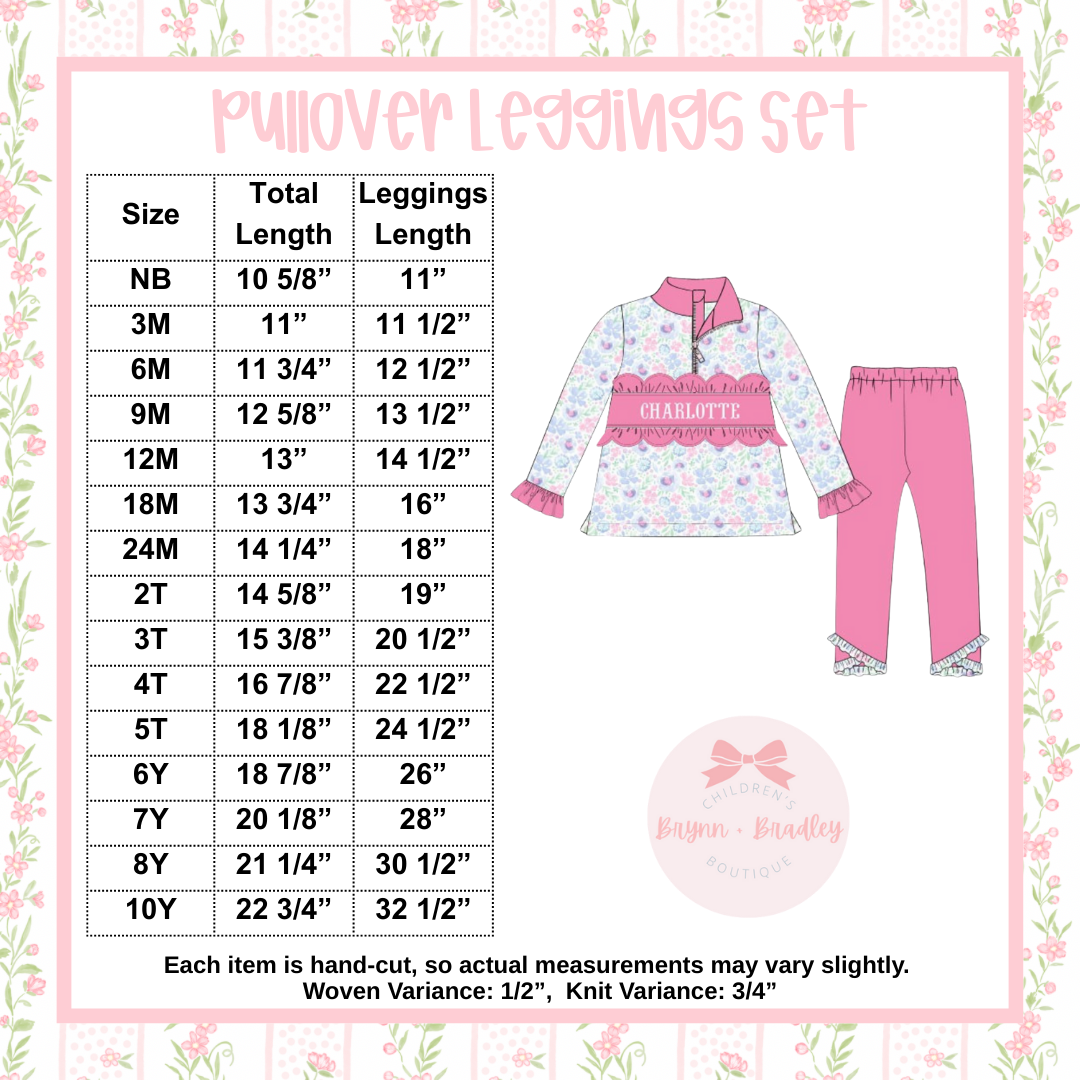 PO21: Girls Only Sets: Parker’s Patchwork Leggings Set
