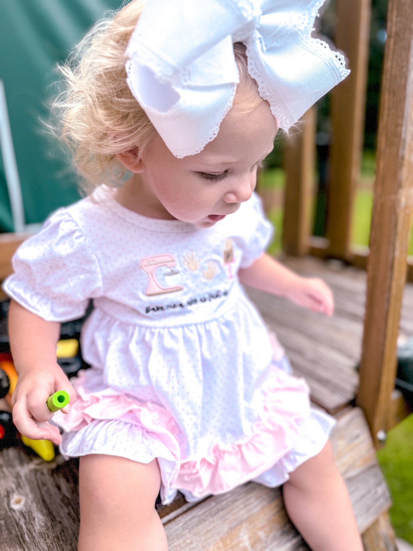 RTS: Girl’s Pat-A-Cake Diaper Set