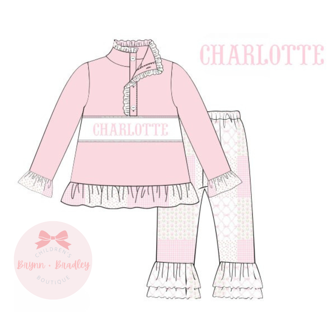 PO21: Girls Only Sets: Parker’s Patchwork Leggings Set
