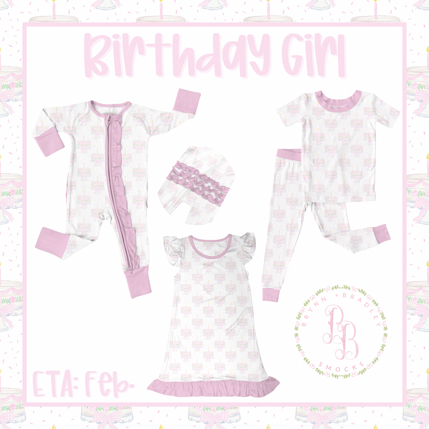 WS Preorder: Black Friday Bamboo: Birthday Girl Collection- ETA: February