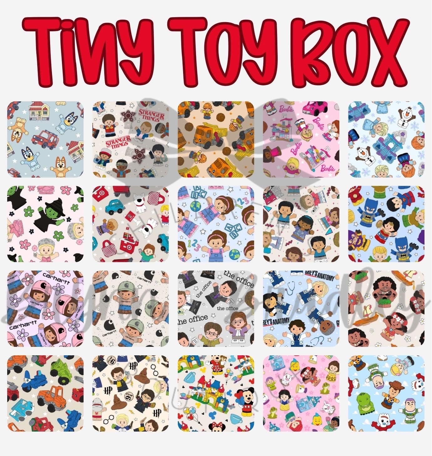 Preorder Kid’s Tiny Toy Box Bamboo: Welcome
