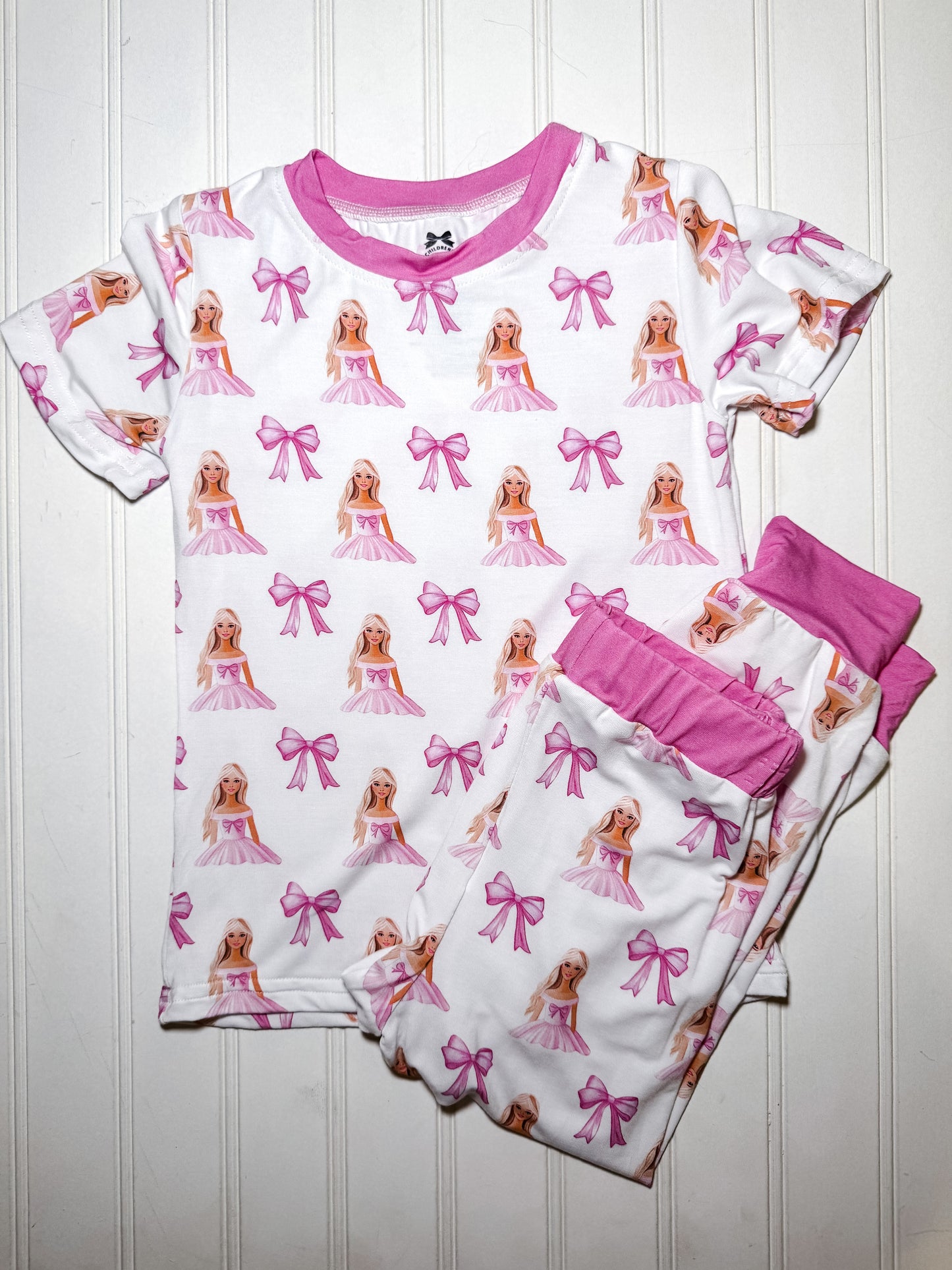 Girl’s Let’s Go Party Bamboo Long Sleeve Pants Set