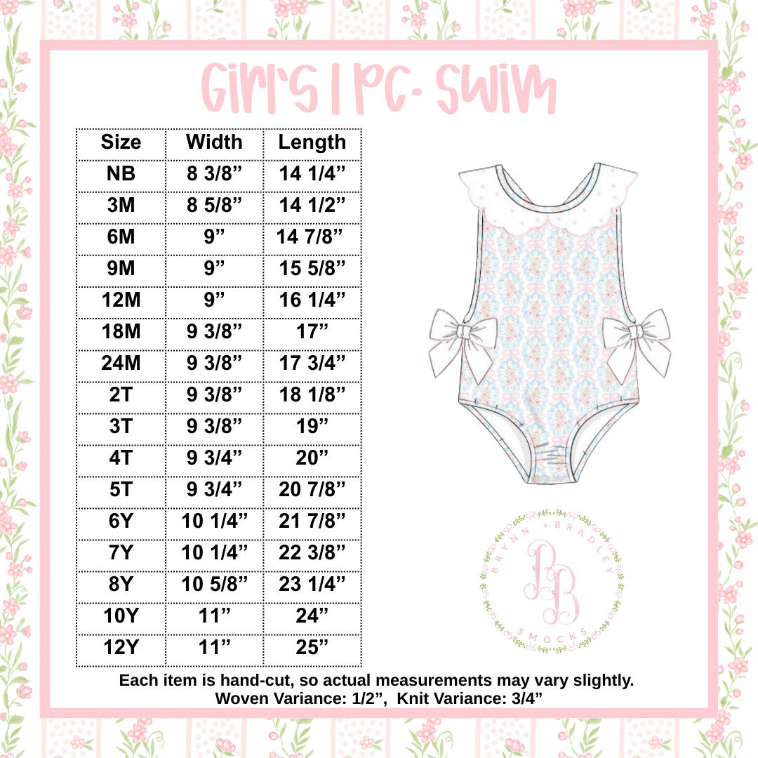 Girl 1 Pc. Swimsuit