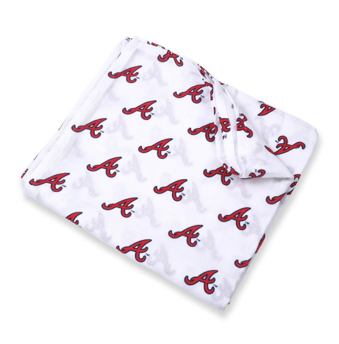 RTS: Braves Muslin Swaddle Blanket