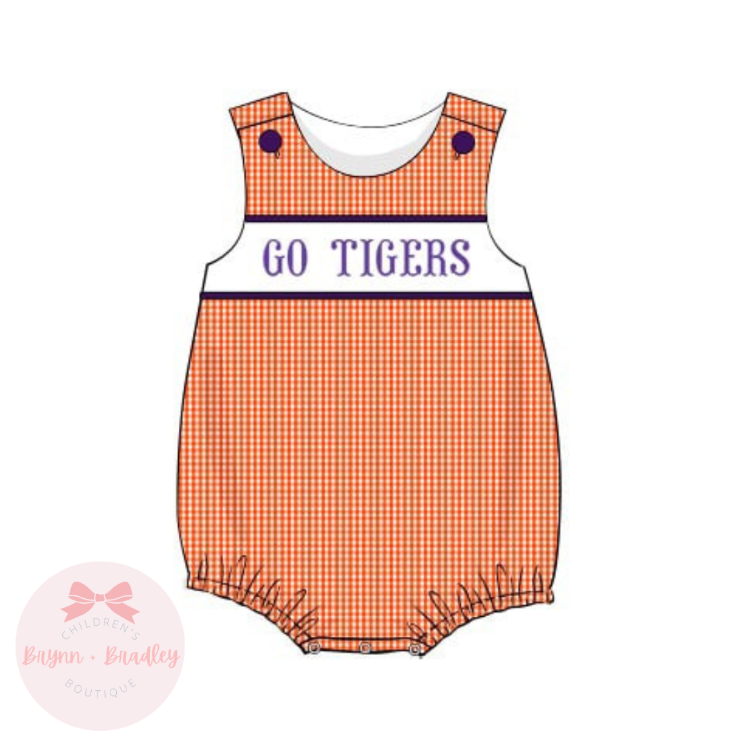 PO17: Orange + Purple Gameday Boy Bubble