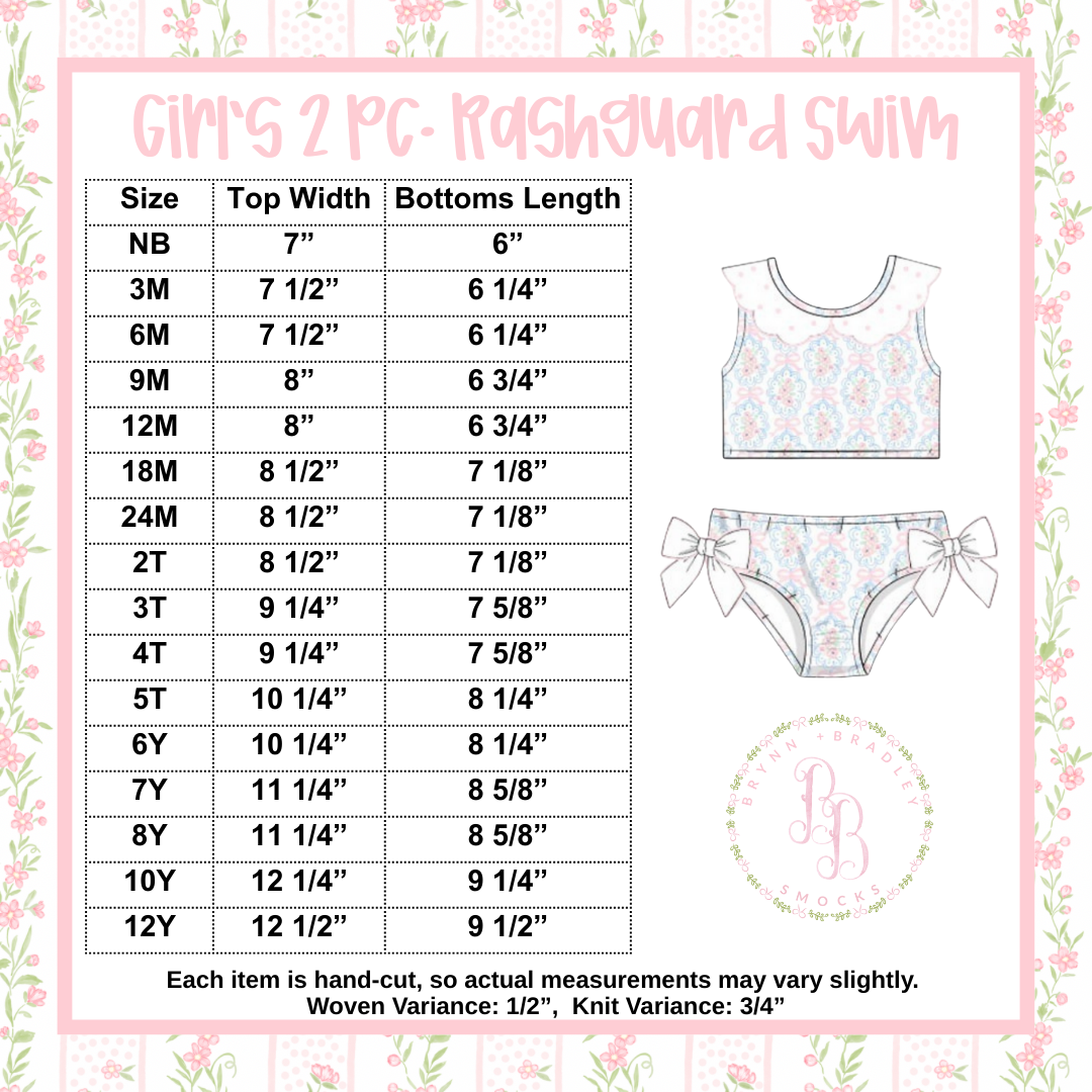 Girl 2 Pc. Rashguard Swimsuit