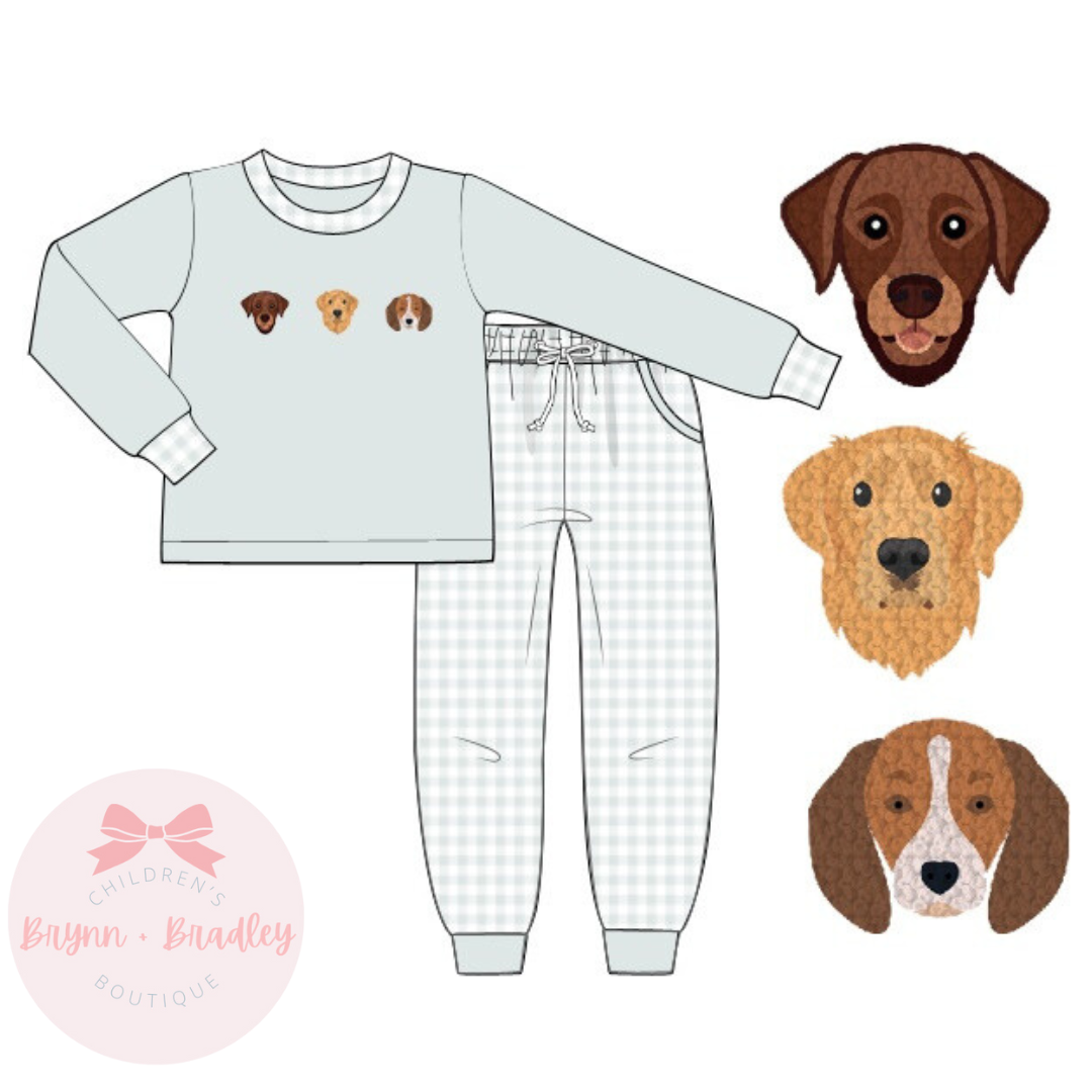 RTS: Buddies + Bows Boy Jogger Set