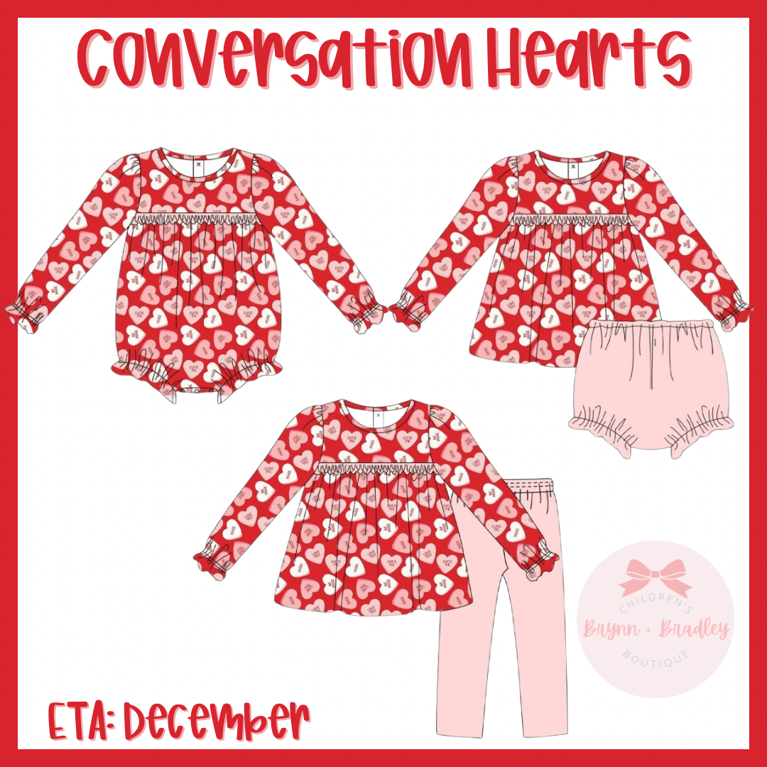 Preorder Conversation Hearts Collection- ETA: December