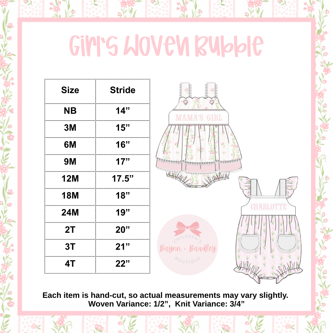 RTS: Petals + Pearls Girl Skirted Bubble