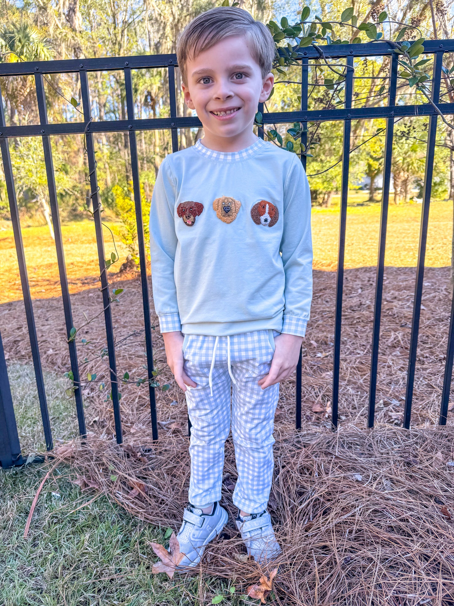 RTS: Buddies + Bows Boy Jogger Set