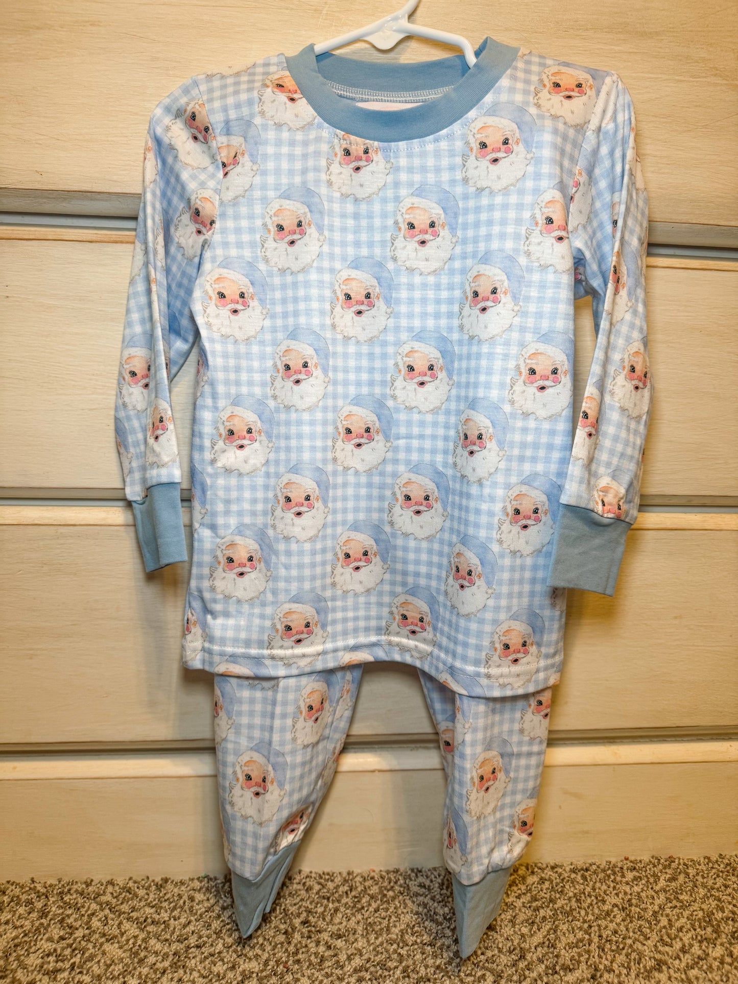 RTS: Vintage Santa Boy PJ Pants Set