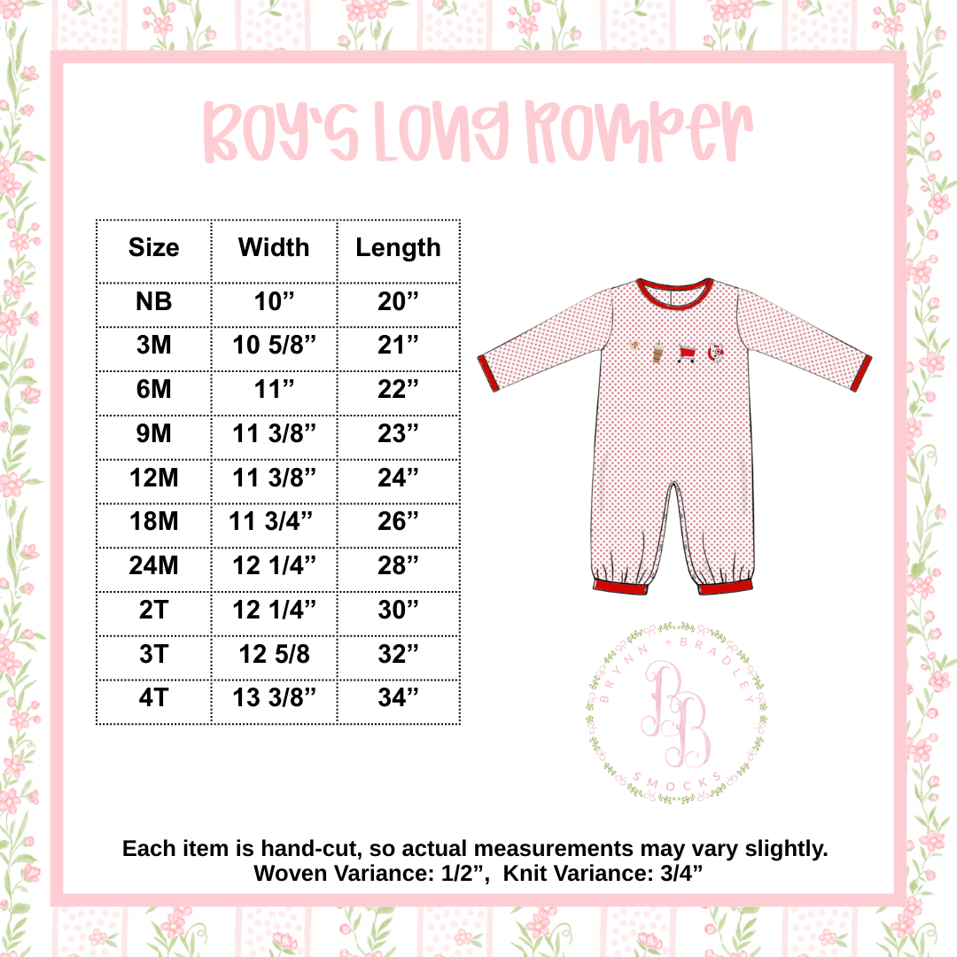 Boy Long Romper