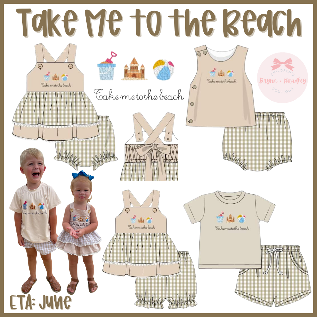 RTS: Boy’s Take Me to the Beach Shorts Set