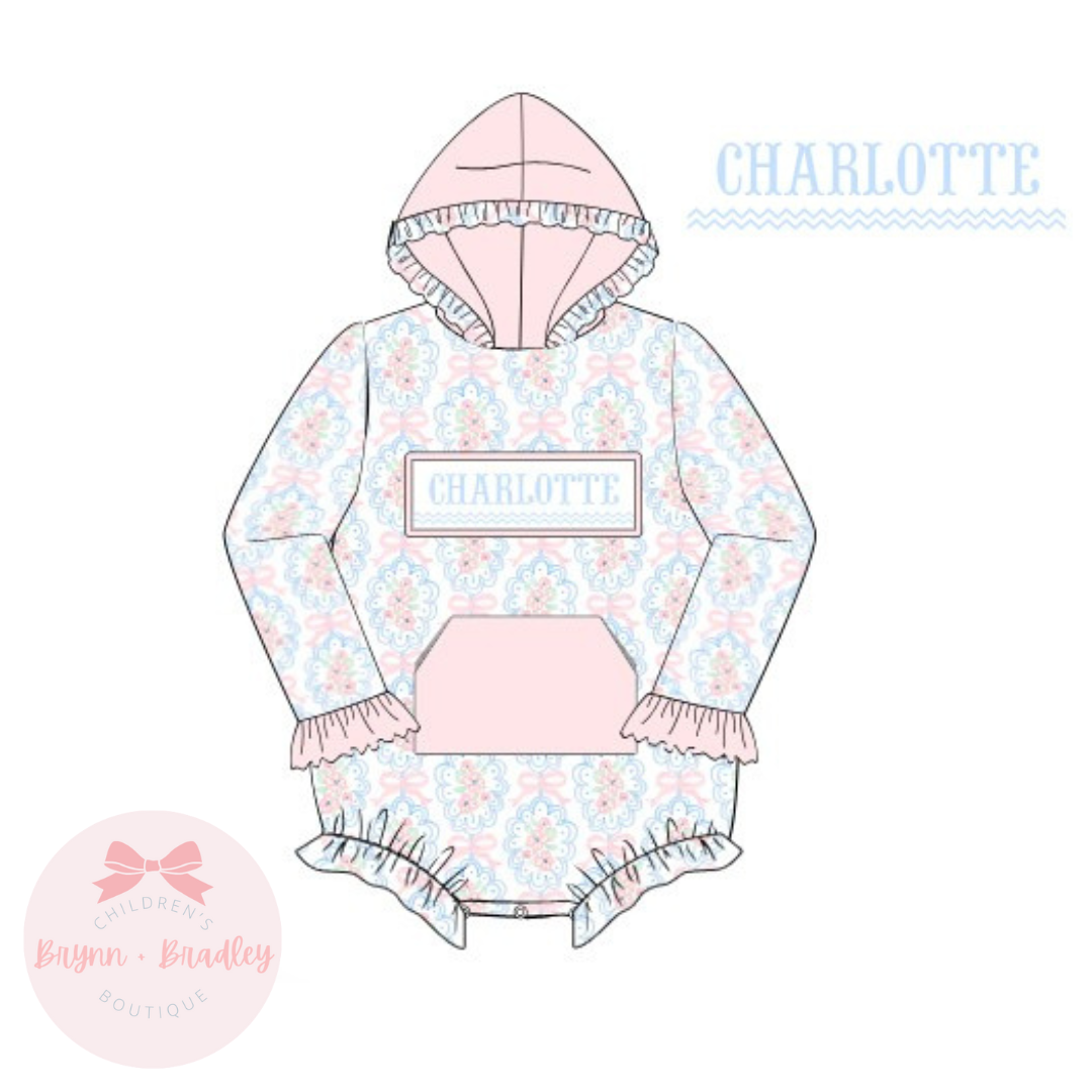 PO21: Winter Livi’s Sweet Floral: Girl Hooded Bubble