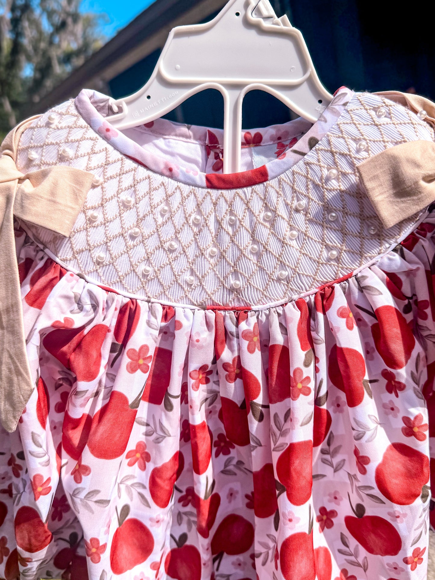 RTS: Fall Apples Girl Bloomer Set