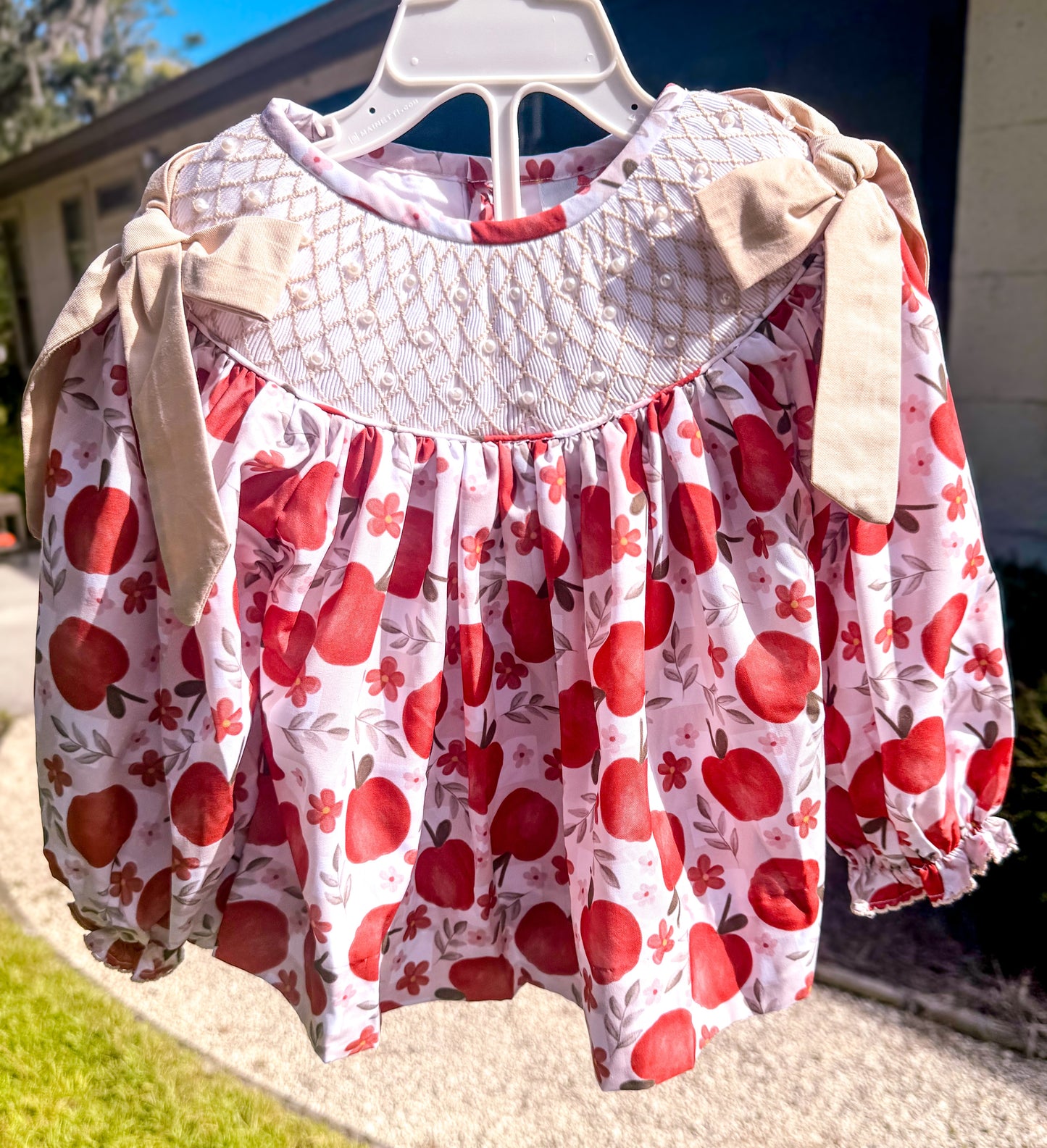 RTS: Fall Apples Girl Bloomer Set