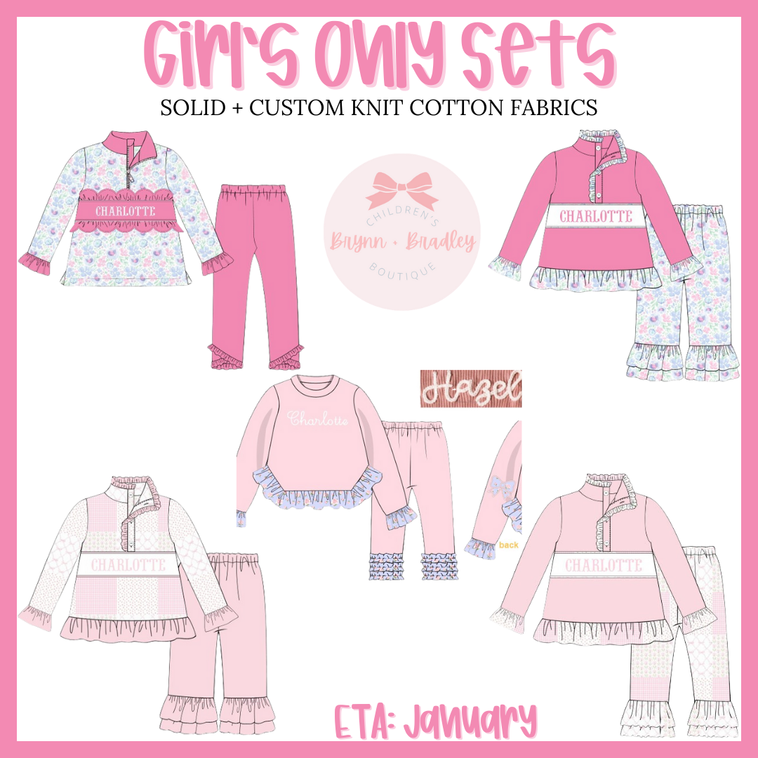 PO21: Girls Only Sets: Parker’s Patchwork Leggings Set