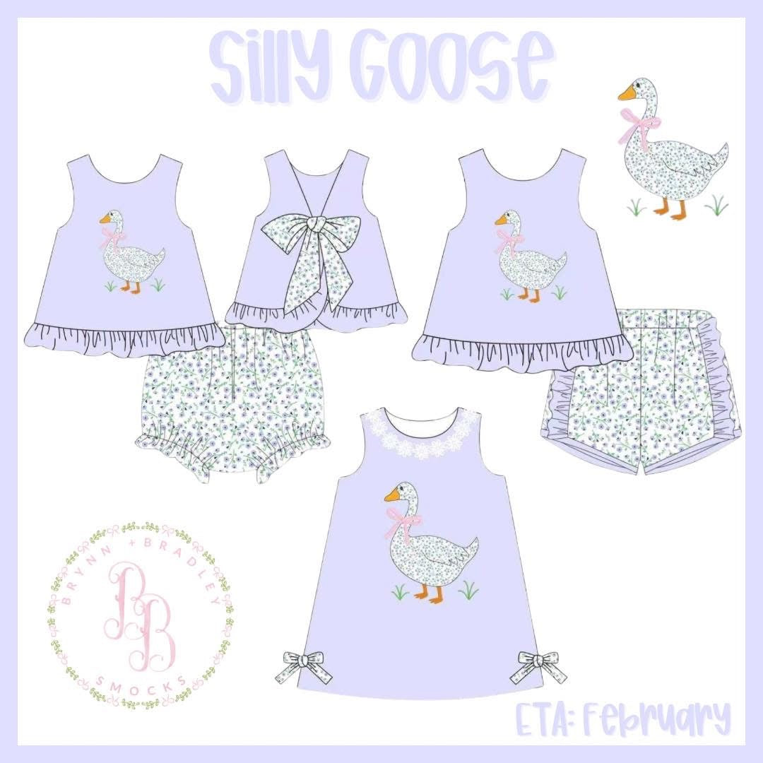 RTS: Silly Goose Girl Shorts Set