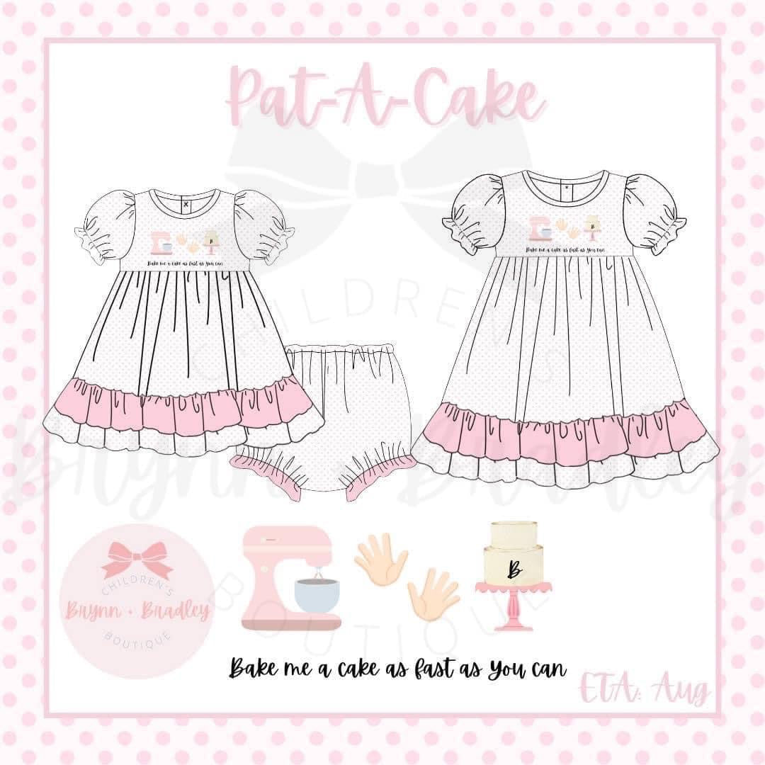 RTS: Girl’s Pat-A-Cake Diaper Set