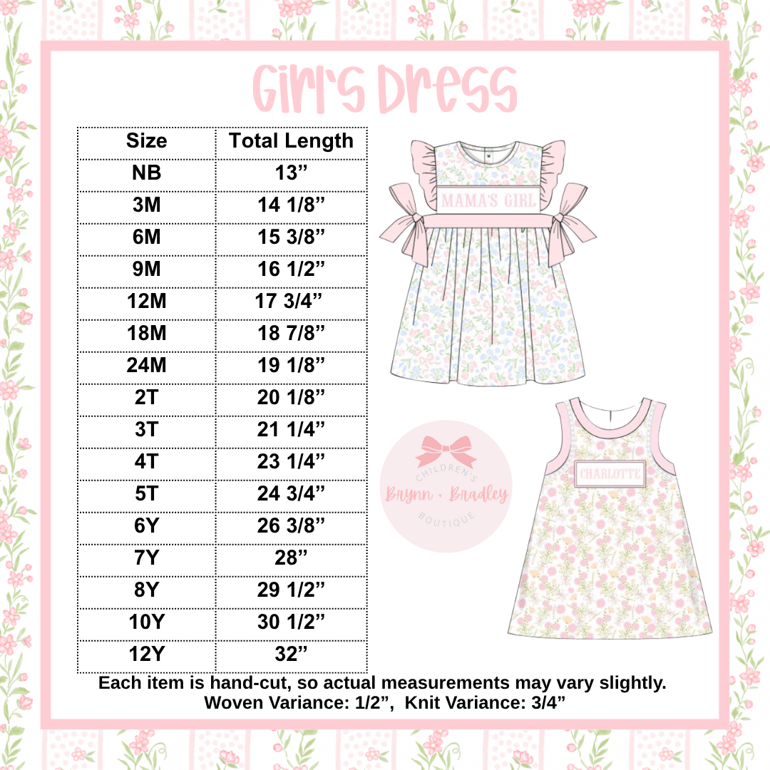 RTS: Girl’s Green Corduroy Bows Dress Set