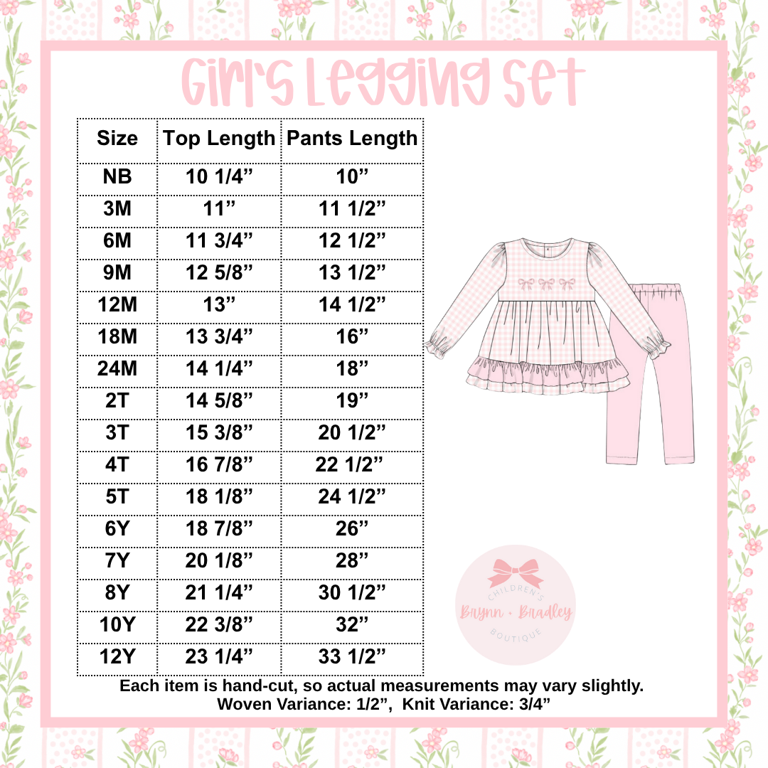 RTS: Girl’s Official Cookie Tester Leggings Set