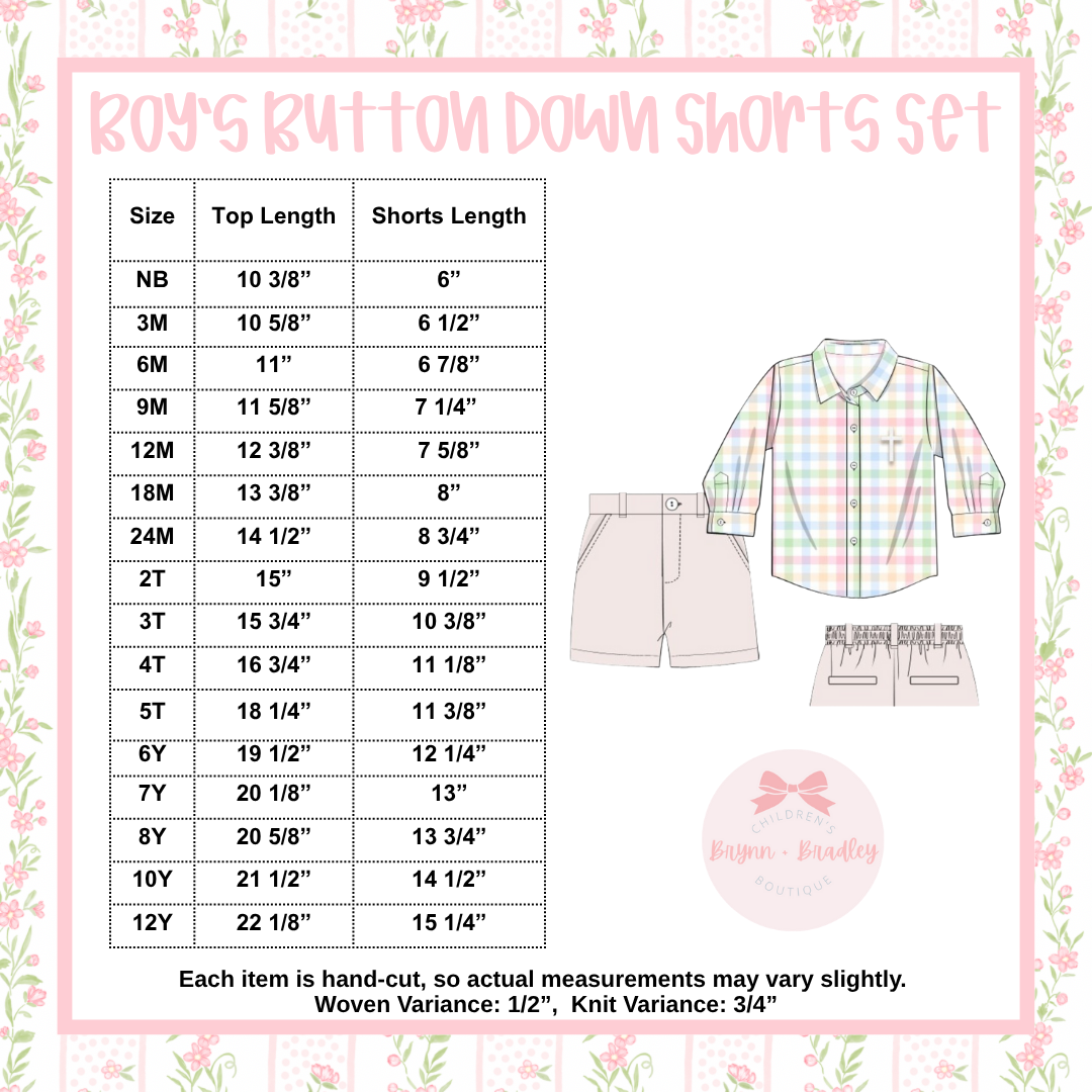 RTS: He is Risen Boy Shorts Set