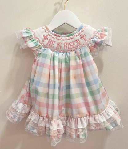 RTS: He is Risen Girl Skirted Bubble