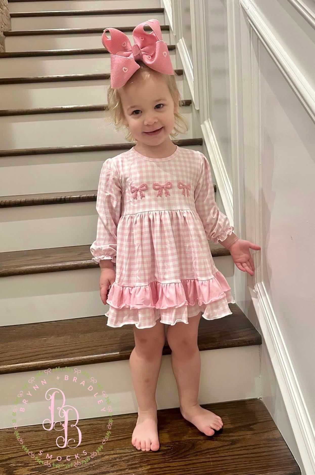 RTS: Buddies + Bows Girl Skirted Bubble