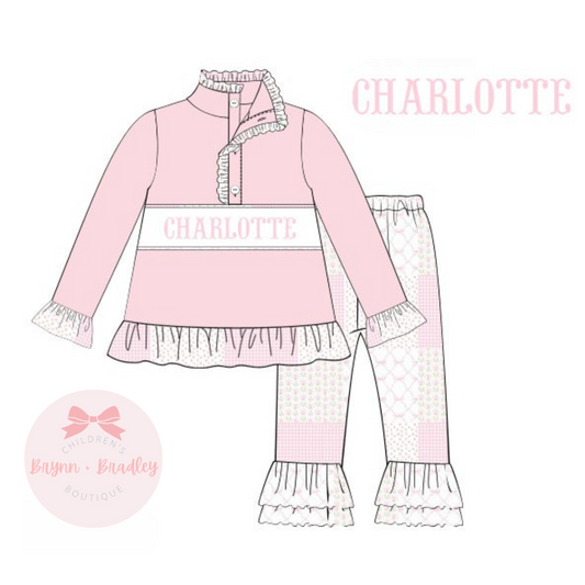 PO21: Girls Only Sets: Parker’s Patchwork Leggings Set