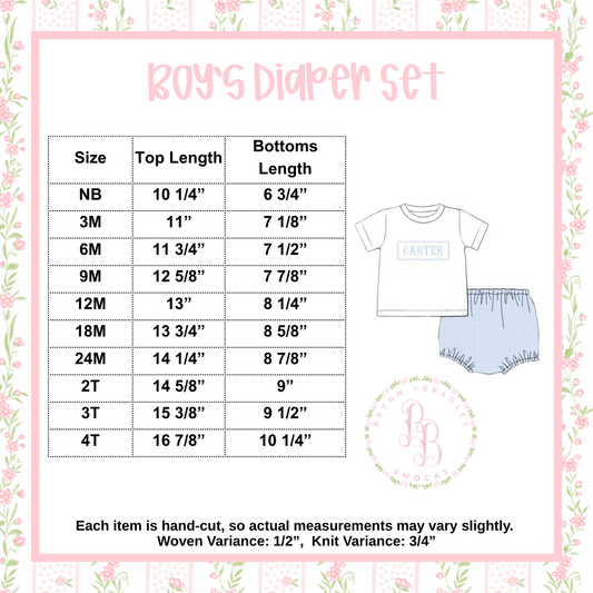 Boy Diaper Set