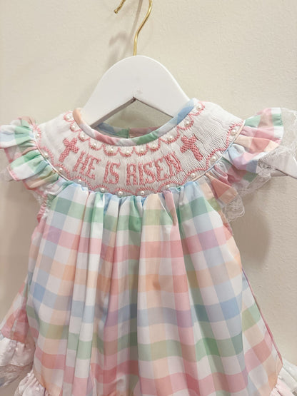 RTS: He is Risen Girl Skirted Bubble
