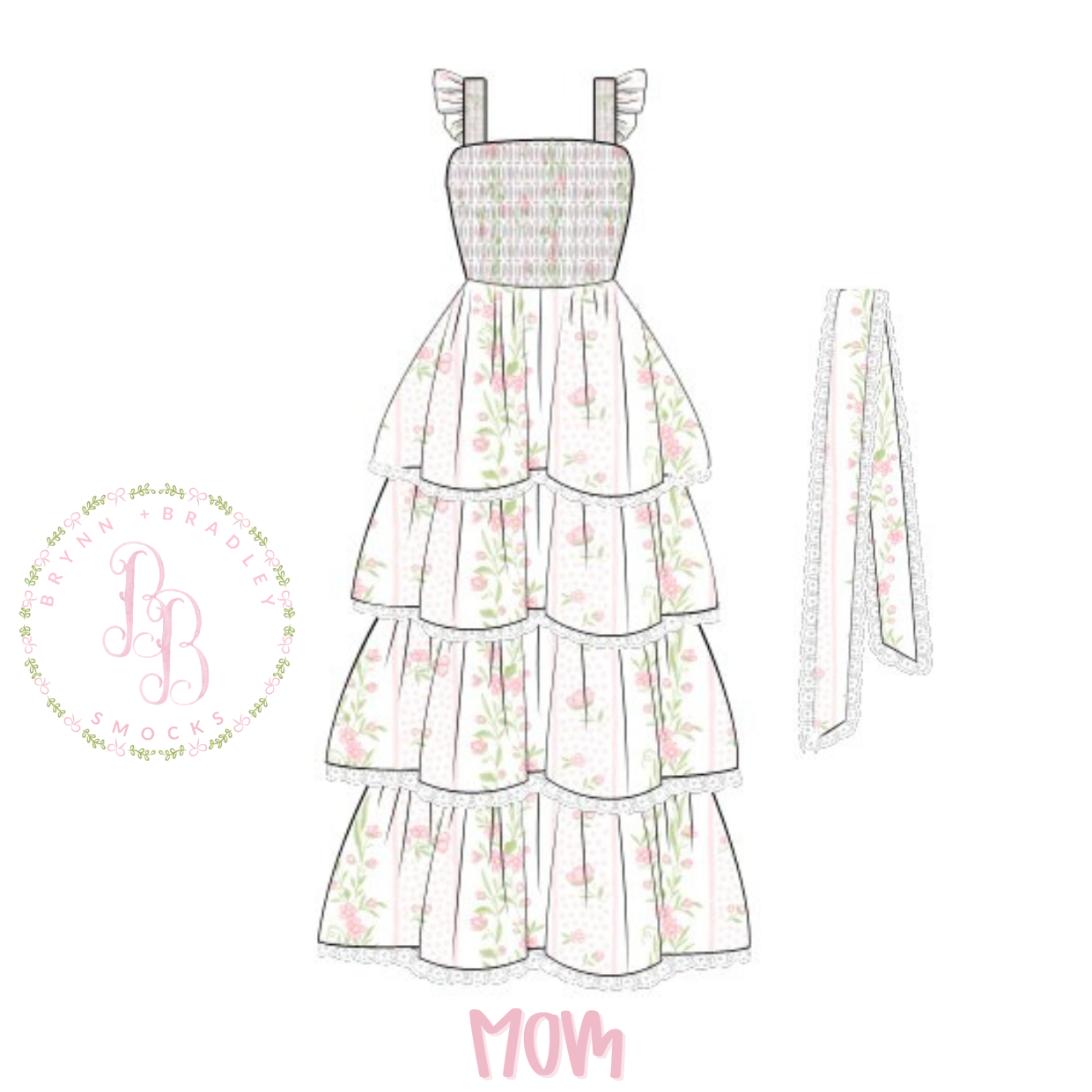 PO24: Emersyn’s Floral Mom Maxi Dress