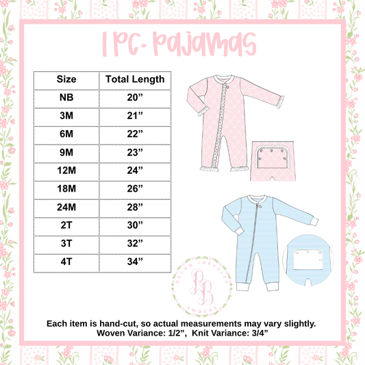 Child’s 1 Pc. Pajamas