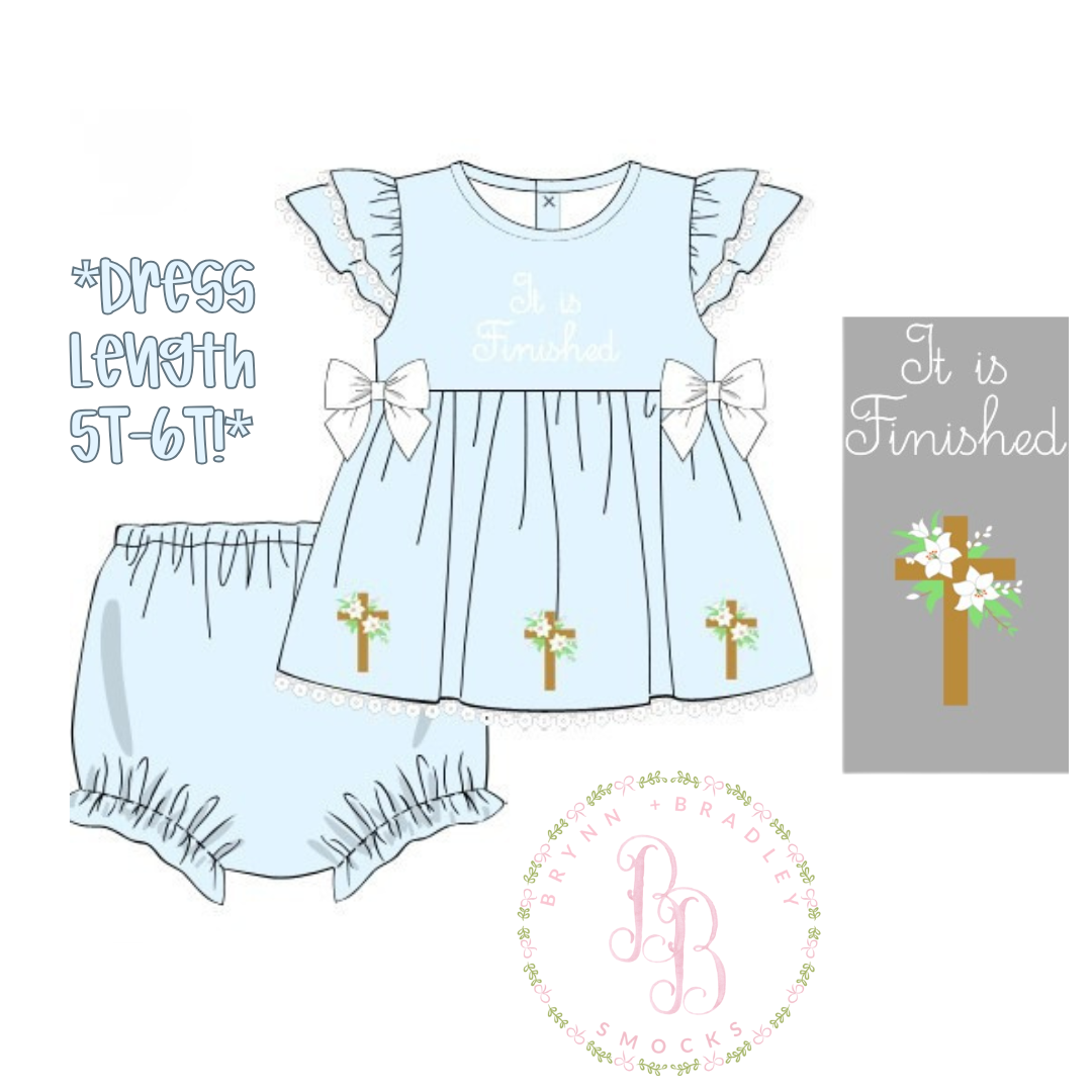 WS PO23: It Is Finished Girl Diaper Set