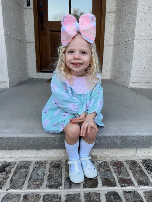 RTS: Girl’s Bitty Dot Nutcrackers Skirted Bubble