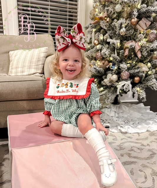 RTS: French Knot Whoville Girl Bubble