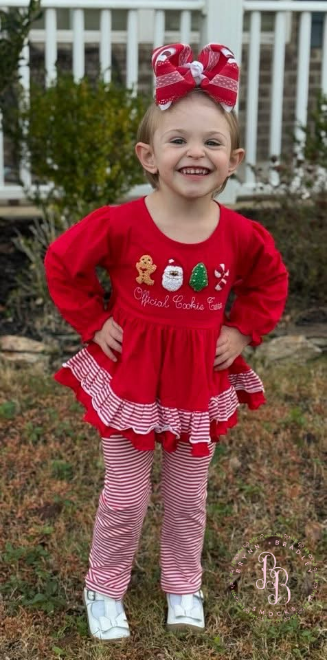 RTS: Girl’s Official Cookie Tester Leggings Set