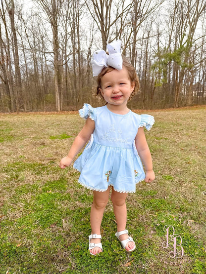 RTS: It Is Finished Girl Diaper Set **Dress Length 5T-6T!**