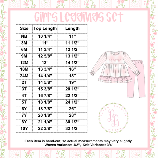 Girl Leggings Set