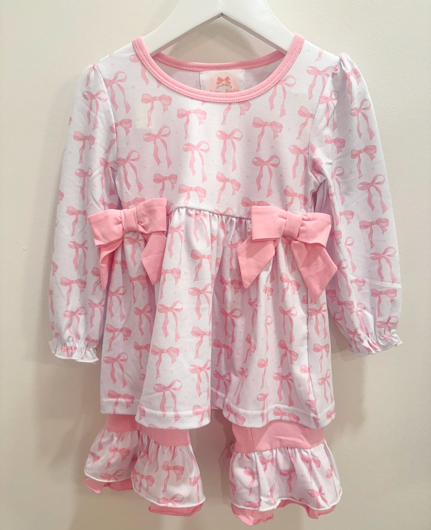 RTS: Brynn’s Bows Girl Pants Set