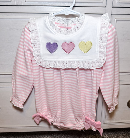 RTS: Pink Heart Trio Bubble