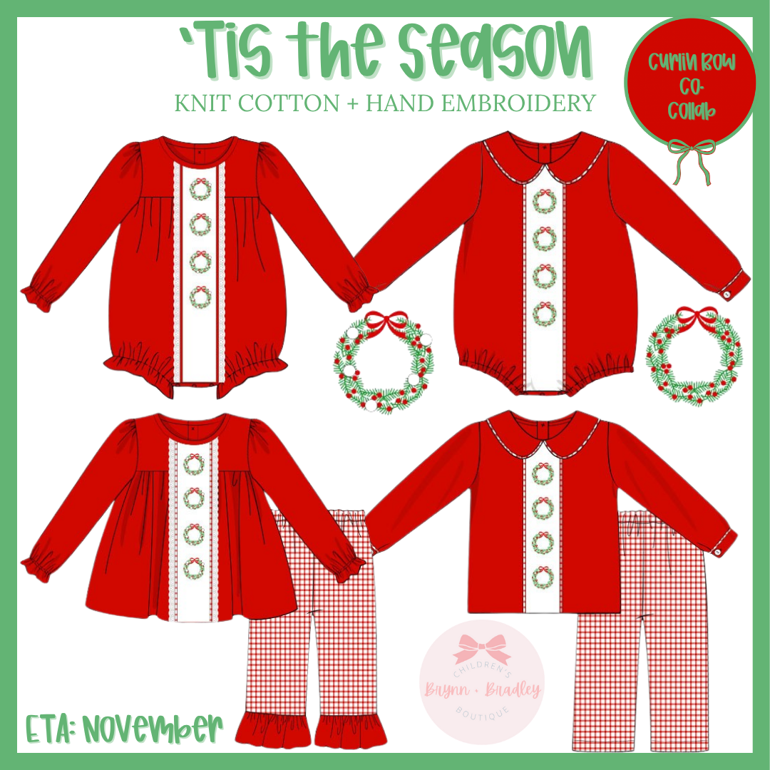 RTS: ‘Tis the Season Girl Pants Set