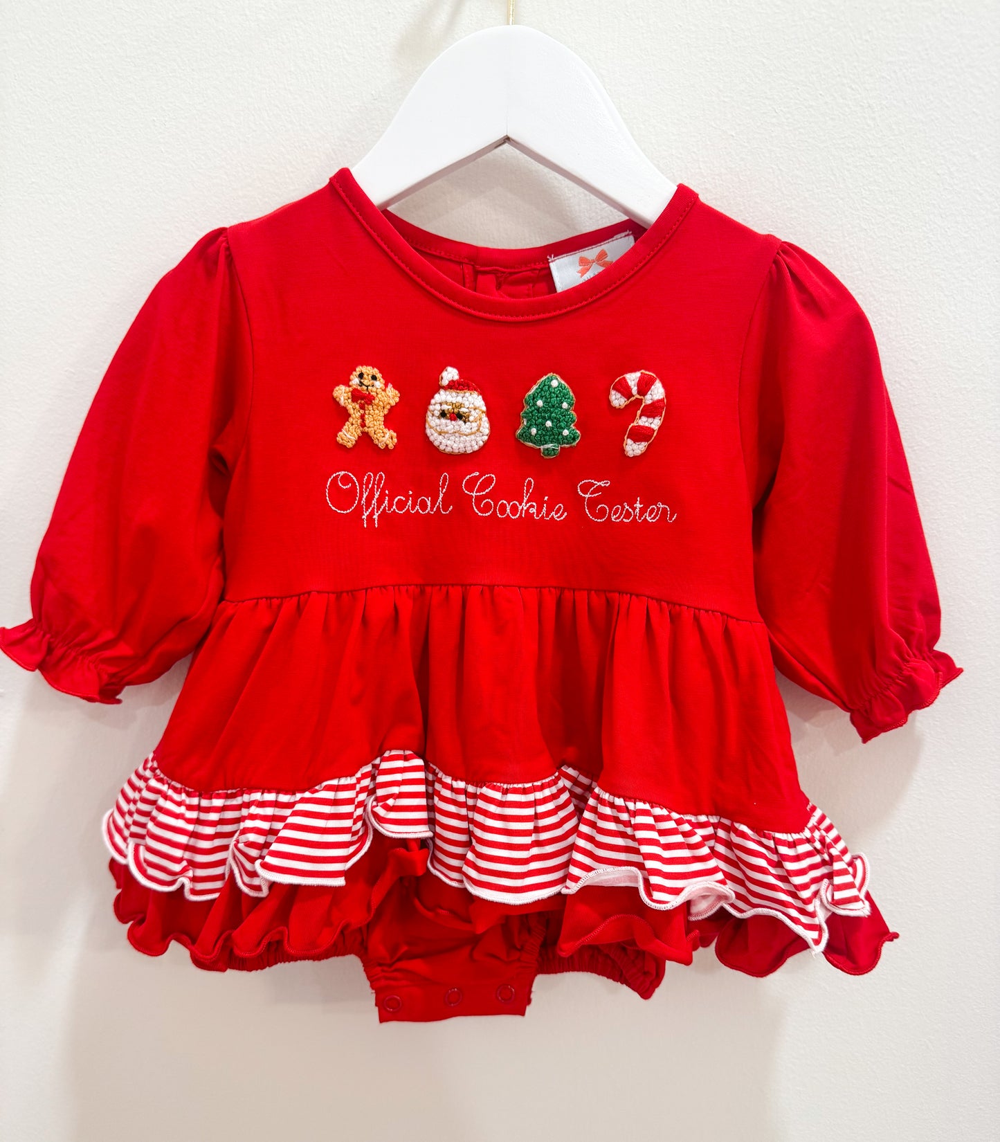 RTS: Girl’s Official Cookie Tester Skirted Bubble