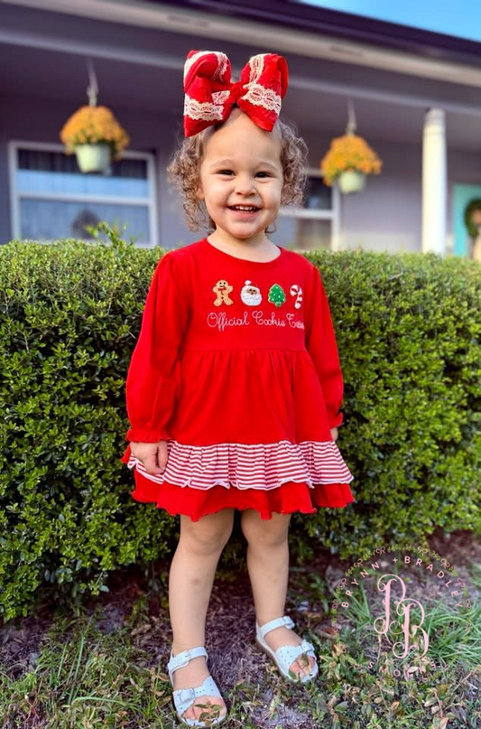 RTS: Girl’s Official Cookie Tester Skirted Bubble