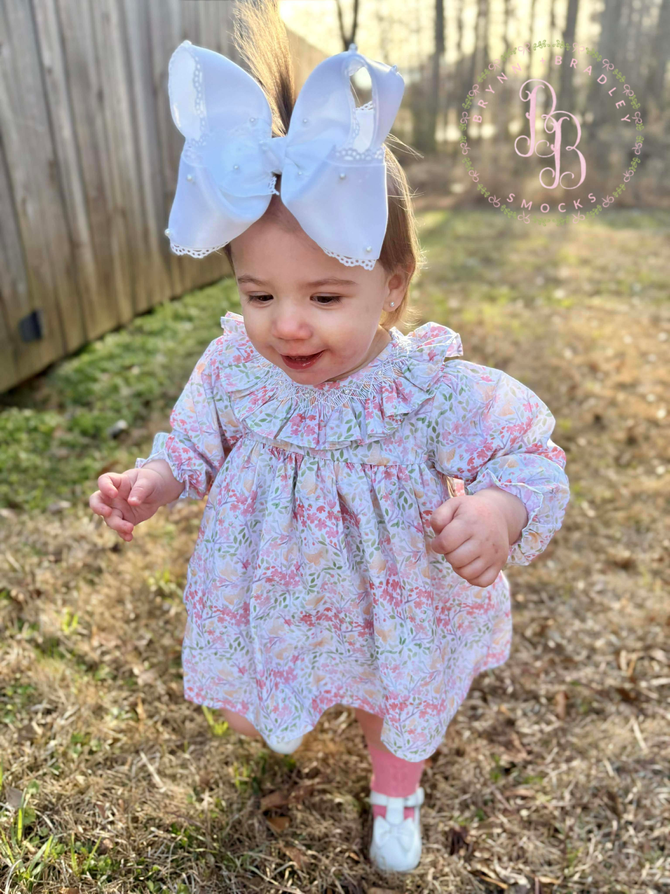 RTS: Petals + Pearls Girl Skirted Bubble