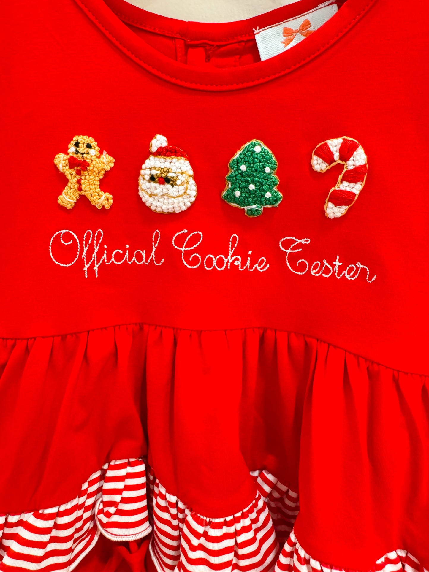 RTS: Girl’s Official Cookie Tester Skirted Bubble