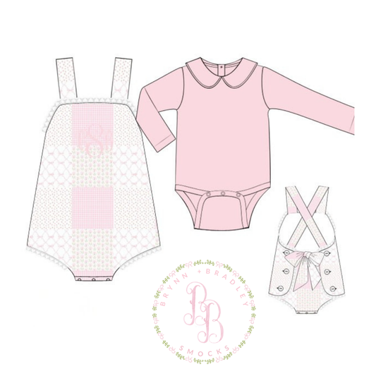 WS PO22: Parker’s Patchwork Girl Sunsuit Set