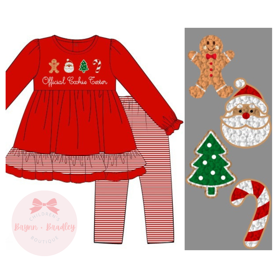 RTS: Girl’s Official Cookie Tester Leggings Set