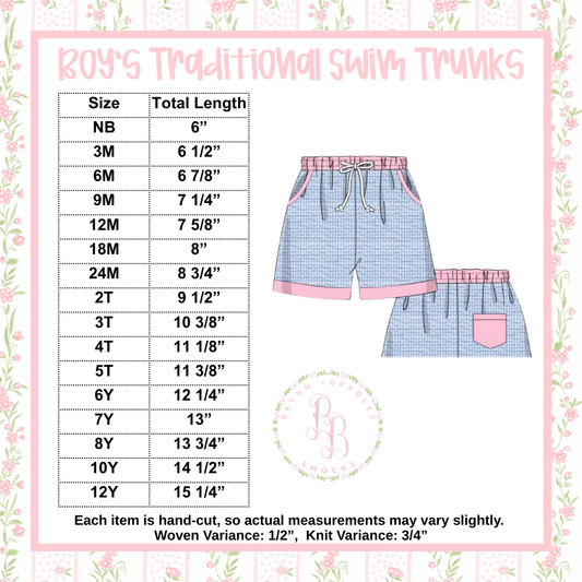 Boy Traditional Swim Trunks