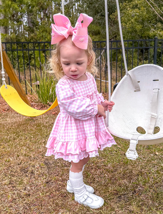 PO21: Buddies + Bows: Girl Skirted Bubble
